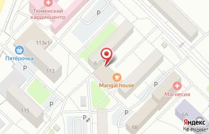 Управление МВД России по г. Тюмень Участковый пункт полиции Ленинского района в Тюмени на карте