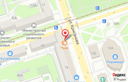 Продуктовый магазин в Перми на карте