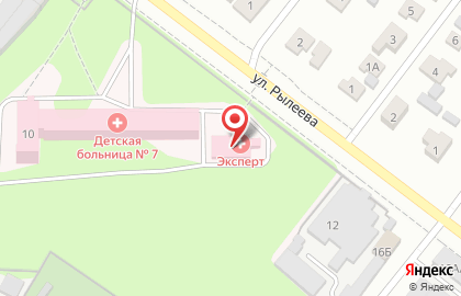 Диагностический центр МРТ Эксперт Челябинск на улице Рылеева на карте