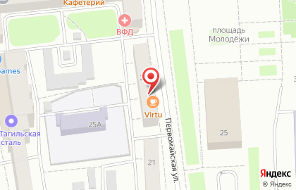 Агентство недвижимости Золотой ключ на Первомайской улице на карте