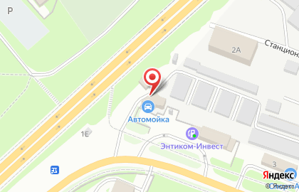 Автомойка в Вологде на карте