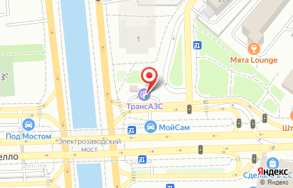Автосервис Shell на Электрозаводской улице на карте