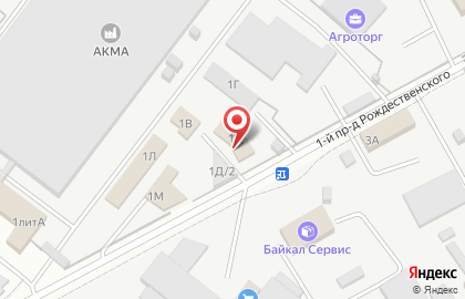 NEXT в 1-м проезде на карте