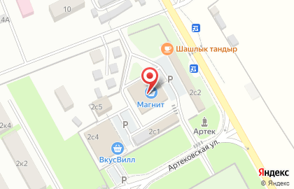 Супермаркет Магнит в Москве на карте