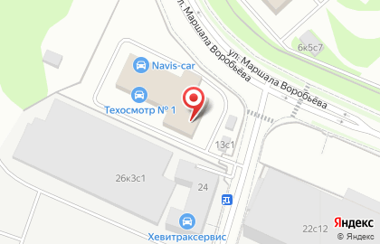 Авто Да Винчи на карте