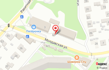 Киоск по продаже фруктов и овощей в Орджоникидзевском районе на карте