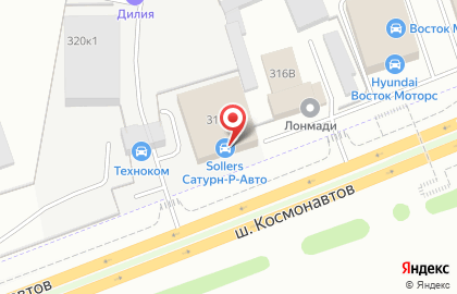 Субару Центр Пермь на карте