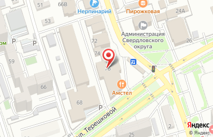 Сеть супермаркетов цифровой техники DNS на 2-ой Железнодорожной улице на карте