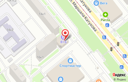 Детский клуб Академия Гениев на улице Маршала Катукова на карте