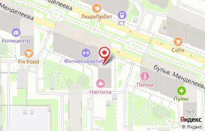 Сервисный центр JL-service на бульваре Менделеева на карте