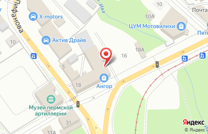 Универсальная мастерская в Мотовилихинском районе на карте
