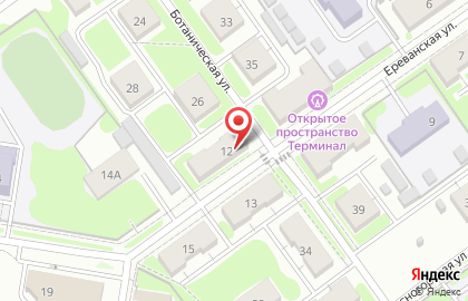 Участковый пункт полиции, Отдел полиции №3 Заельцовский, Управление МВД России по г. Новосибирску на улице Ереванской на карте