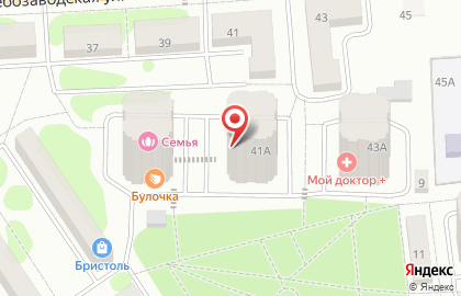 Студия красоты LOFT на Хлебозаводской улице на карте