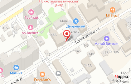 Алтайский маммологический центр в Барнауле на карте