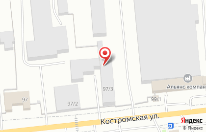 Автосервис Северный на Костромской улице на карте