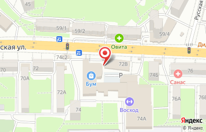 Магазин разливного пива Beer Garage в Советском районе на карте