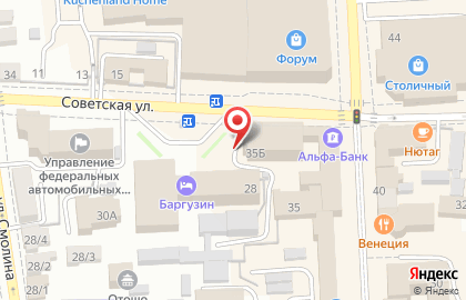 Советская на Советской улице на карте