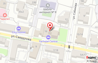 Гостинично-ресторанный комплекс Yarhotel Centre на карте