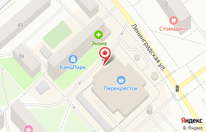 Цветочный салон Престиж Флора на улице Ленинградской на карте