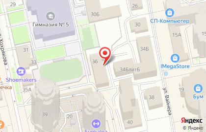 Офисный центр в Екатеринбурге на карте