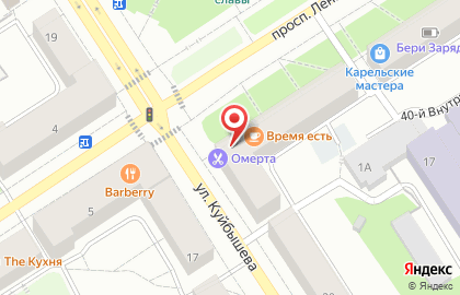 Невский берег на карте