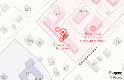 Районная больница им. профессора В.Н. Розанова, г. Пушкино на карте