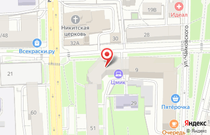 Ревизионный союз сельскохозяйственных кооперативов Центрального федерального округа Ярославский на карте