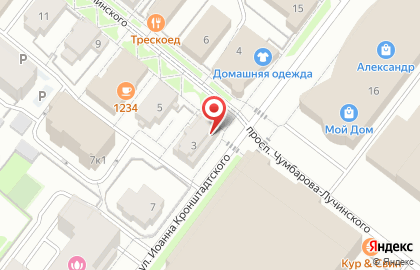 Кондитерская Меланж в Архангельске на карте