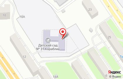 Детский сад №31 на Приморском шоссе на карте