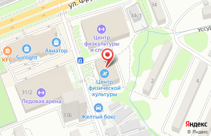 Центр физической культуры и спорта, МКУ, г. Артем на Севастопольской улице на карте
