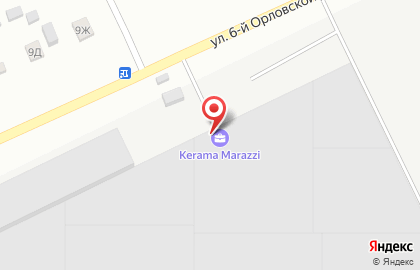 Производственно-складская база Керама Марацци на Поселковой улице на карте