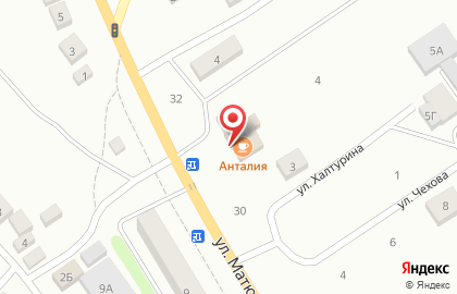 Служба экспресс-доставки Сдэк на улице Матюшенко на карте