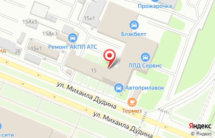 Служба заказа легкового транспорта Таксовичкоф на улице Михаила Дудина на карте