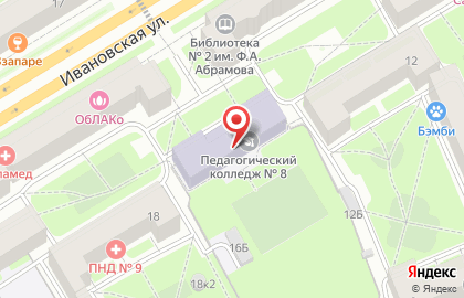 Танцевально-спортивный клуб Макси-Данс на Ивановской улице на карте
