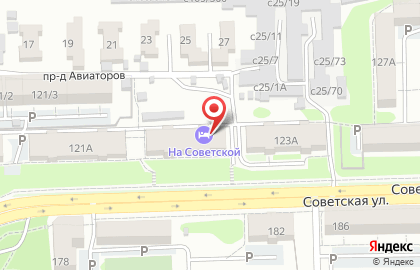 Гостиница На Советской на карте
