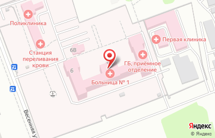 Городская больница №1, г. Энгельс на карте
