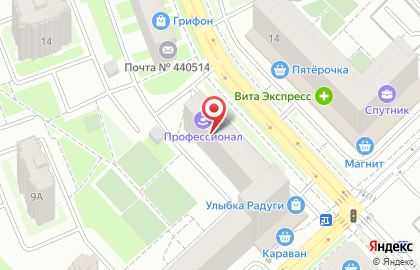 Автошкола Автошкола-Профессионал на Светлой улице на карте