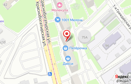 Пенснэ оптик на Краснобогатырской улице на карте