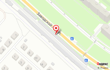 Колпинец в Заводском переулке на карте