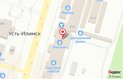 Салон связи Связной в Усть-Илимске на карте