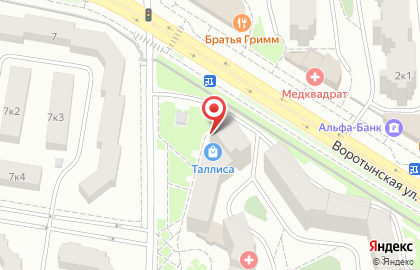 ОАО Банкомат, Московский Индустриальный Банк на Воротынской улице на карте
