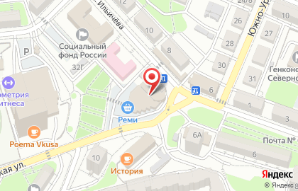 Сеть продовольственных супермаркетов Реми на улице Ильичева на карте