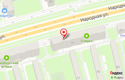 Центр бытовых услуг в Санкт-Петербурге на карте