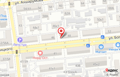 Салон Гламур на улице Богдана Хмельницкого на карте