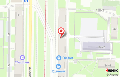 Сеть магазинов Графика-М на улице Пограничника Гарькавого на карте