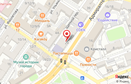 Брокерская компания TeleTrade на Адмиралтейской улице на карте