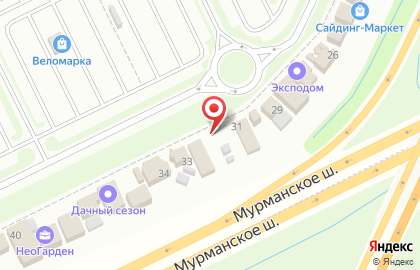 Строительно-торговая компания СТК Наш Дом на Мурманском шоссе в Кудрово на карте