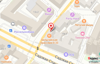 Мария на Садовой-Спасской улице на карте