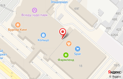 Магазин парфюмерии и косметики в Советском районе на карте