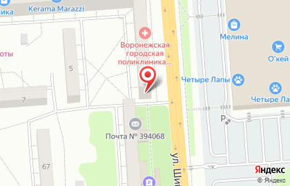 Магазин кондитерских изделий Воронежские конфеты на улице Шишкова на карте